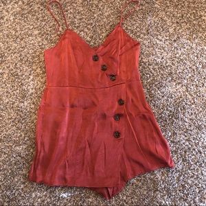LA Hearts satin Romper